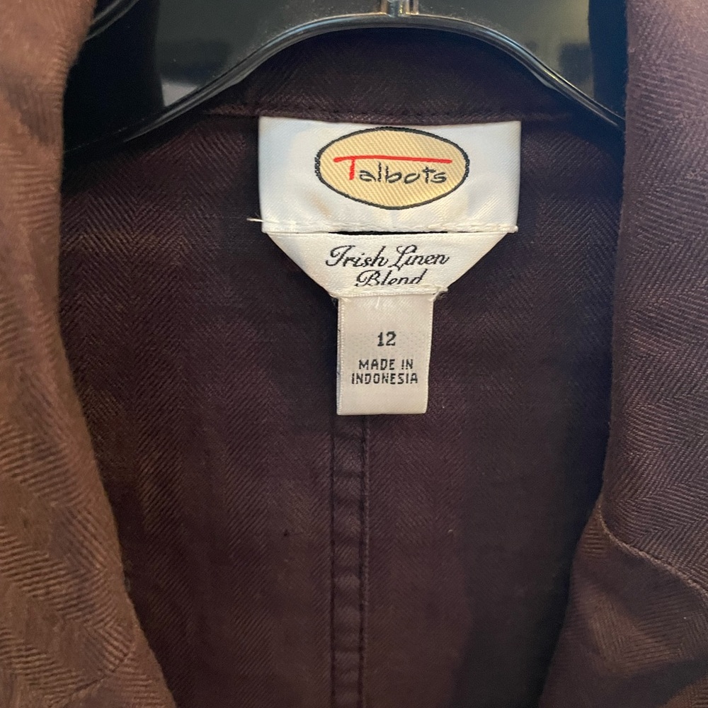 Talbots Linen Jacket - Picture 3 of 4